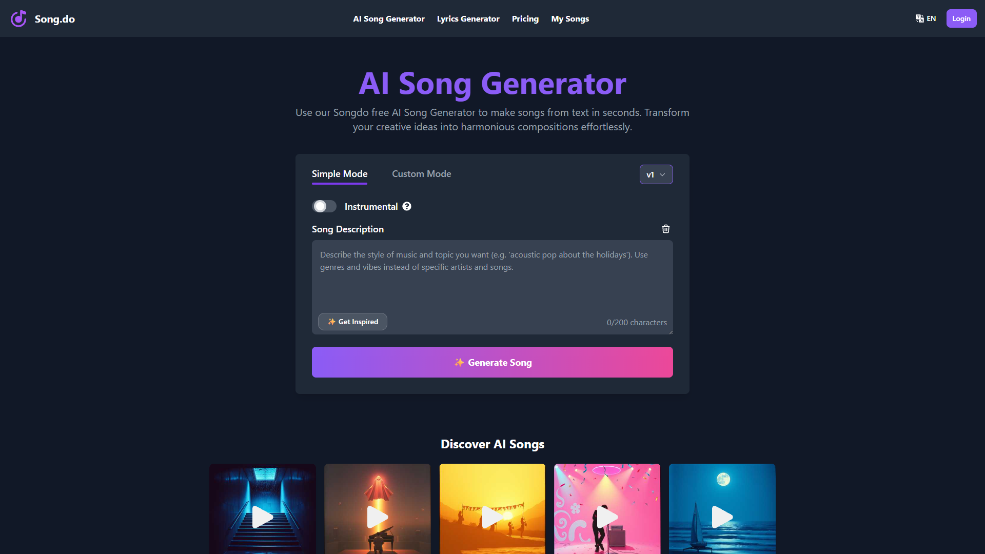 Song.do — Free AI Song Generator Song.do — Free AI Song Generator