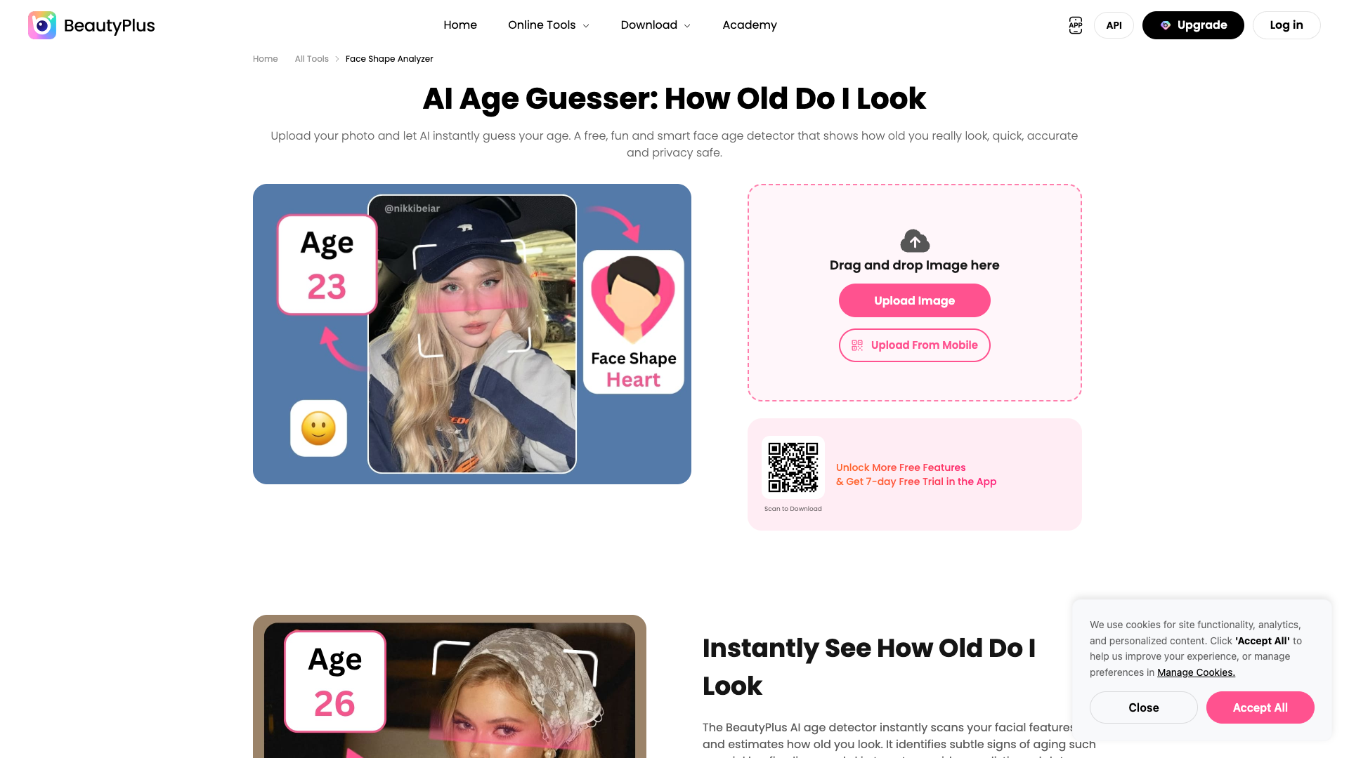 BeautyPlus Age Guesser BeautyPlus Age Guesser